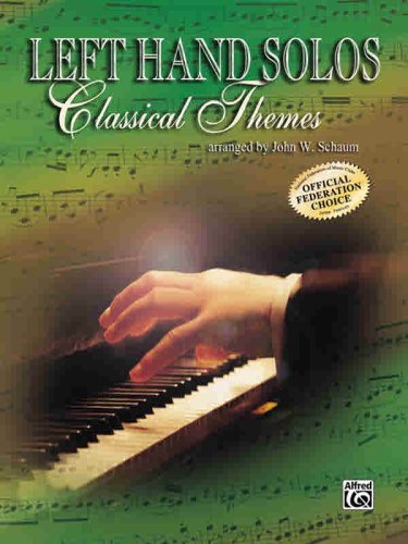 Book Cover Left-Hand Solos -- Classical Theme, Bk 1: Left Hand Alone (Schaum Method Supplement)
