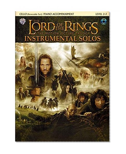 Book Cover The Lord of the Rings Instrumental Solos for Strings: Cello (with Piano Acc.), Book & CD