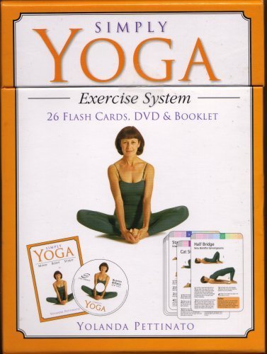 Simply Yoga Exercise System 26 Flash Cards DVD & Booklet