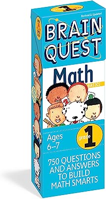 Book Cover Brain Quest Grade 1 Math, Revised 2nd Edition