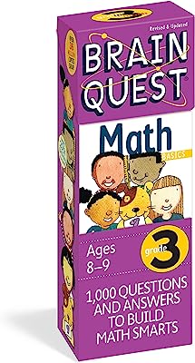 Book Cover Brain Quest Grade 3 Math (Brain Quest Decks)