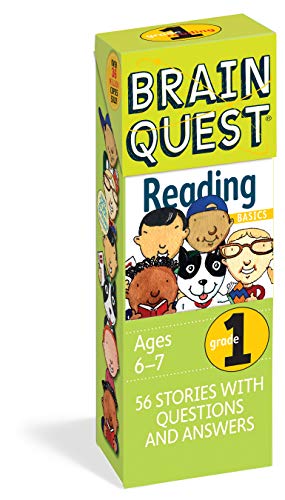 Book Cover Brain Quest 1st Grade Reading Q&A Cards: 56 Questions and Answers to Challenge the Mind. Curriculum-based! Teacher-approved! (Brain Quest Decks)