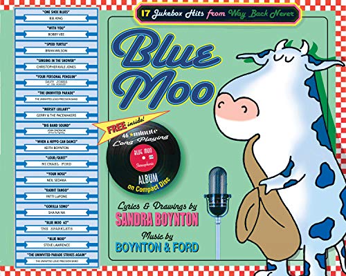 Book Cover Blue Moo: 17 Jukebox Hits From Way Back Never