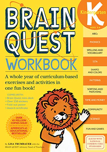Book Cover Brain Quest Workbook: Kindergarten