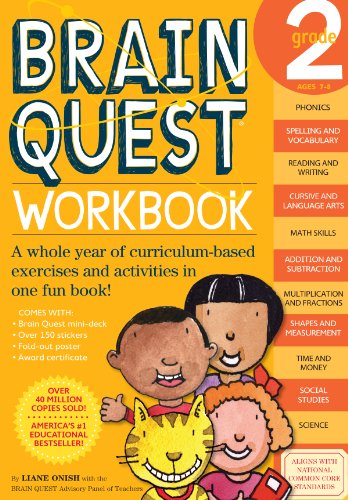 Book Cover Brain Quest Workbook, Grade 2