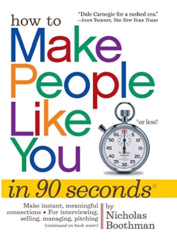 Book Cover How to Make People Like You in 90 Seconds or Less