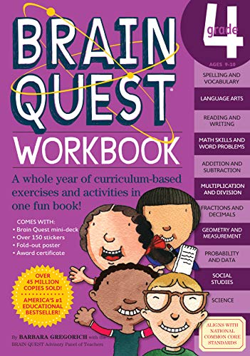 Book Cover Brain Quest Workbook: Grade 4