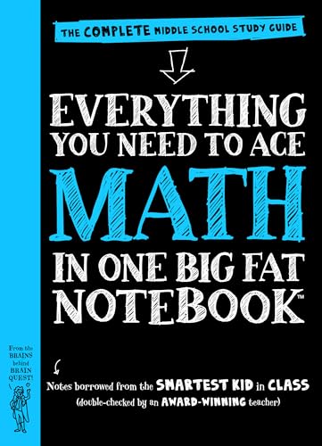 Book Cover Everything You Need to Ace Math in One Big Fat Notebook: The Complete Middle School Study Guide (Big Fat Notebooks)