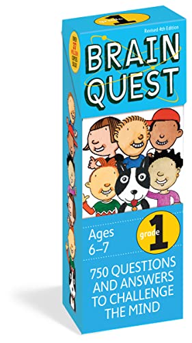 Book Cover Brain Quest 1st Grade Q&A Cards: 750 Questions and Answers to Challenge the Mind. Curriculum-based! Teacher-approved! (Brain Quest Decks)