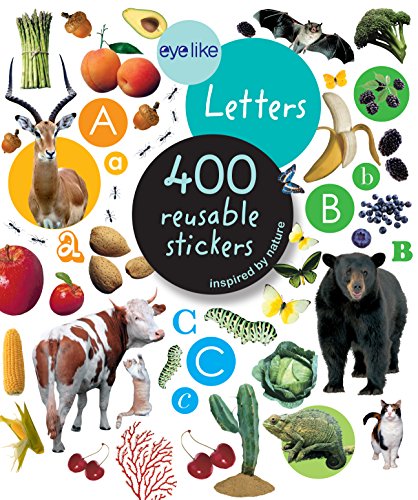 Book Cover Eyelike Stickers: Letters