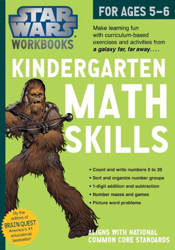 Book Cover Star Wars Workbook: Kindergarten Math Skills (Star Wars Workbooks)