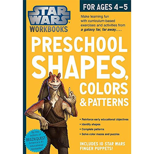 Book Cover Star Wars Workbook: Preschool Shapes, Colors, and Patterns (Star Wars Workbooks)