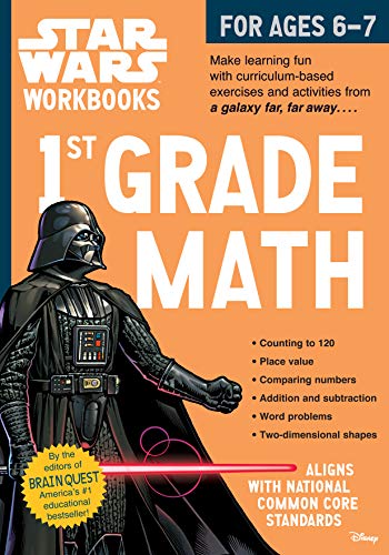 Book Cover Star Wars Workbook: 1st Grade Math (Star Wars Workbooks)