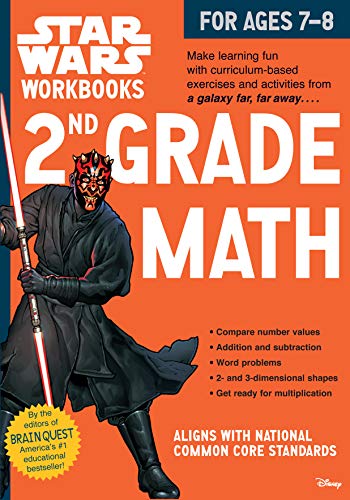 Star Wars Workbook: 2nd Grade Math (Star Wars Workbooks)