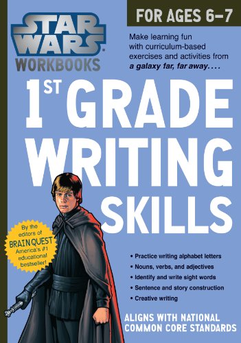 Book Cover Star Wars Workbook: 1st Grade Writing Skills (Star Wars Workbooks)