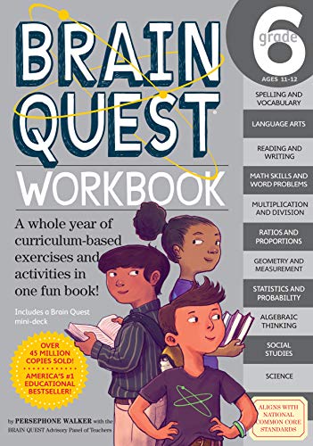 Book Cover Brain Quest Workbook: Grade 6