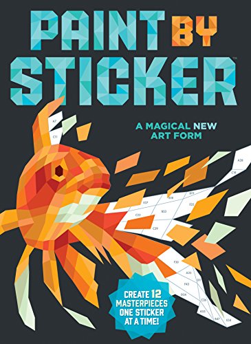 Book Cover Paint by Sticker: Create 12 Masterpieces One Sticker at a Time!