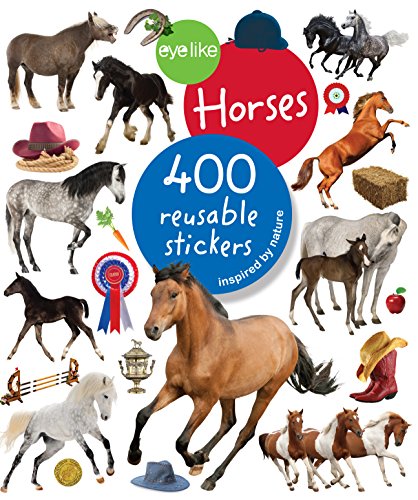 Book Cover Eyelike Stickers: Horses