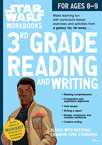 Book Cover Star Wars Workbook: 3rd Grade Reading and Writing (Star Wars Workbooks)