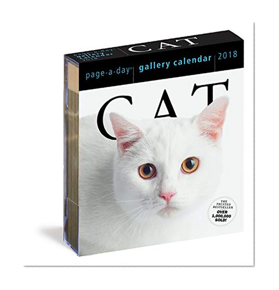 Book Cover Cat Page-A-Day Gallery Calendar 2018