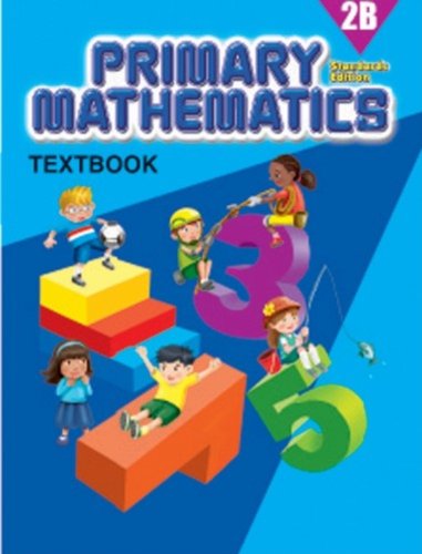 Book Cover Primary Mathematics 2B, Textbook, Standards Edition