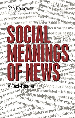 Book Cover Social Meanings of News: A Text-Reader