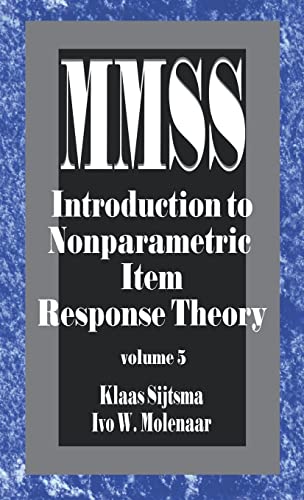 Introduction to Nonparametric Item Response Theory (Measurement Methods for the Social Science)