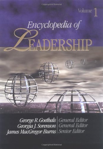 Encyclopedia of Leadership 4 vol. set