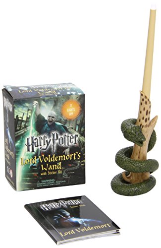 Book Cover Harry Potter Voldemort's Wand with Sticker Kit: Lights Up!
