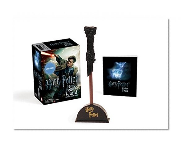 Book Cover Harry Potter Wizard’s Wand with Sticker Book: Lights Up!