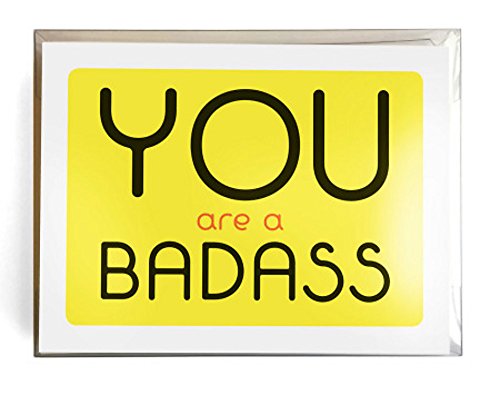 Book Cover You Are a BadassÂ® Notecards: 10 Notecards and Envelopes