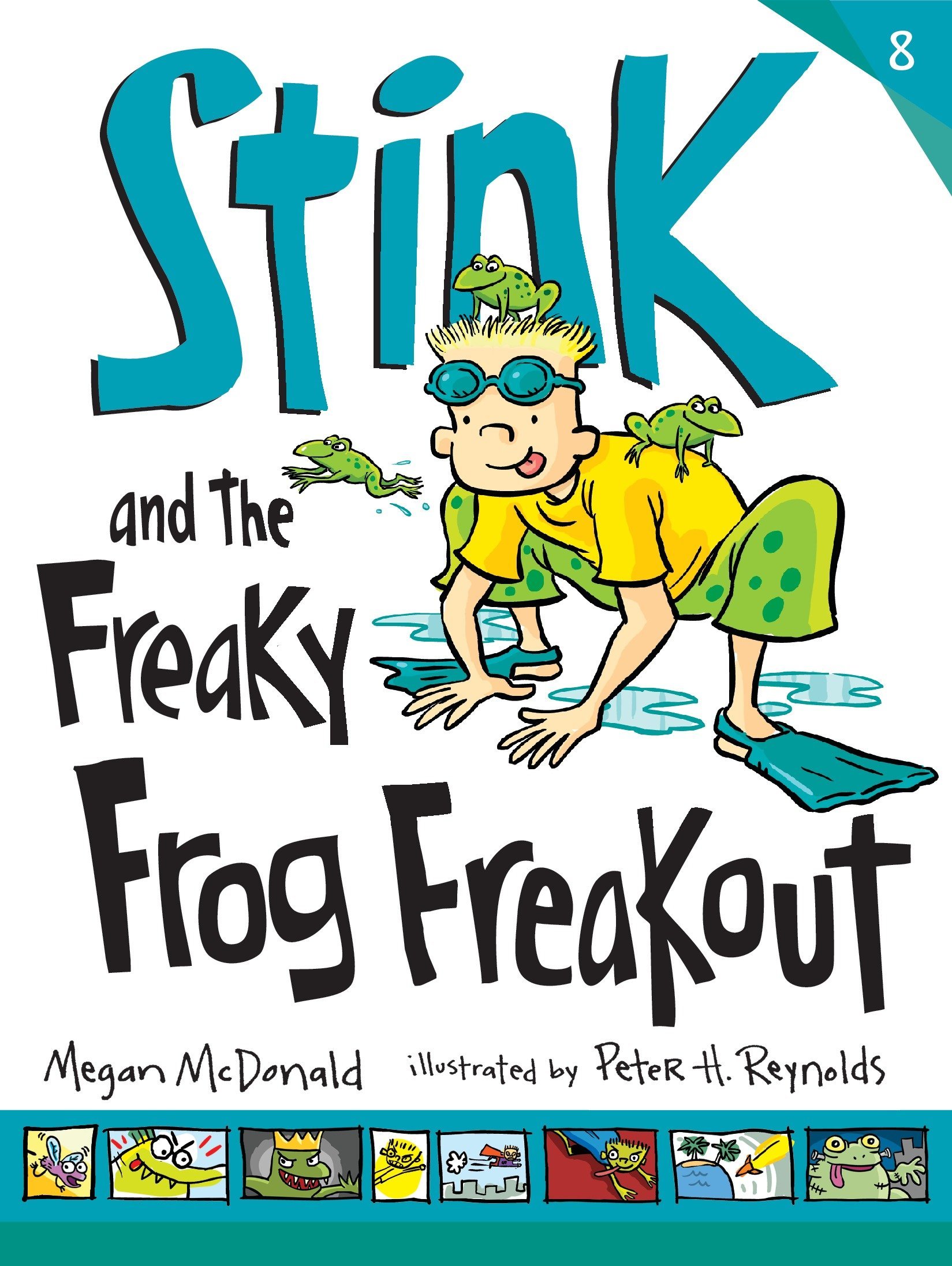 Book Cover Stink and the Freaky Frog Freakout