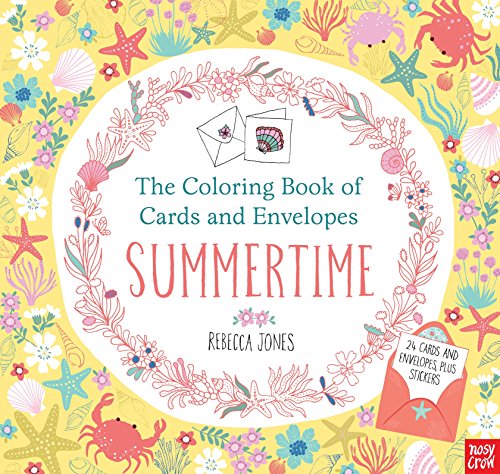 Book Cover The Coloring Book of Cards and Envelopes: Summertime