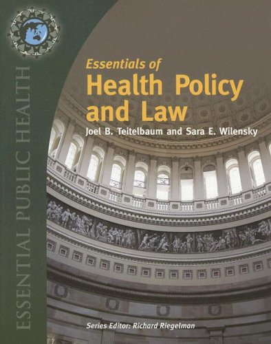 Book Cover Essentials of  Health Law and Policy