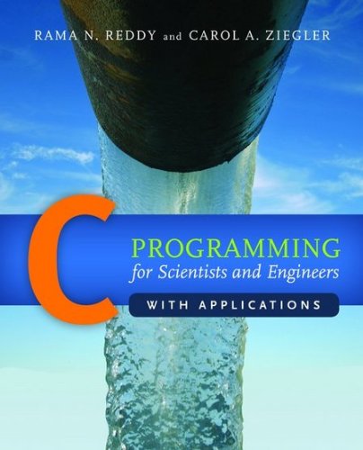 Book Cover C Programming For Scientists And Engineers With Applications