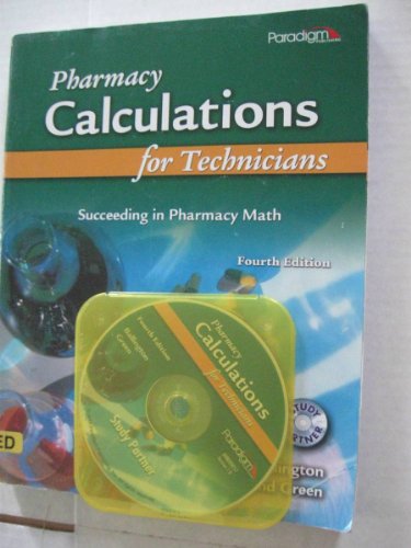 Book Cover Pharmacy Calculations for Technicians: Succeeding in Pharmacy Math