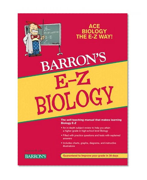 Book Cover E-Z Biology (Barron's E-Z)