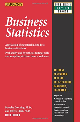 Book Cover Business Statistics (Barron's Business Review) (Barron's Business Review Series)