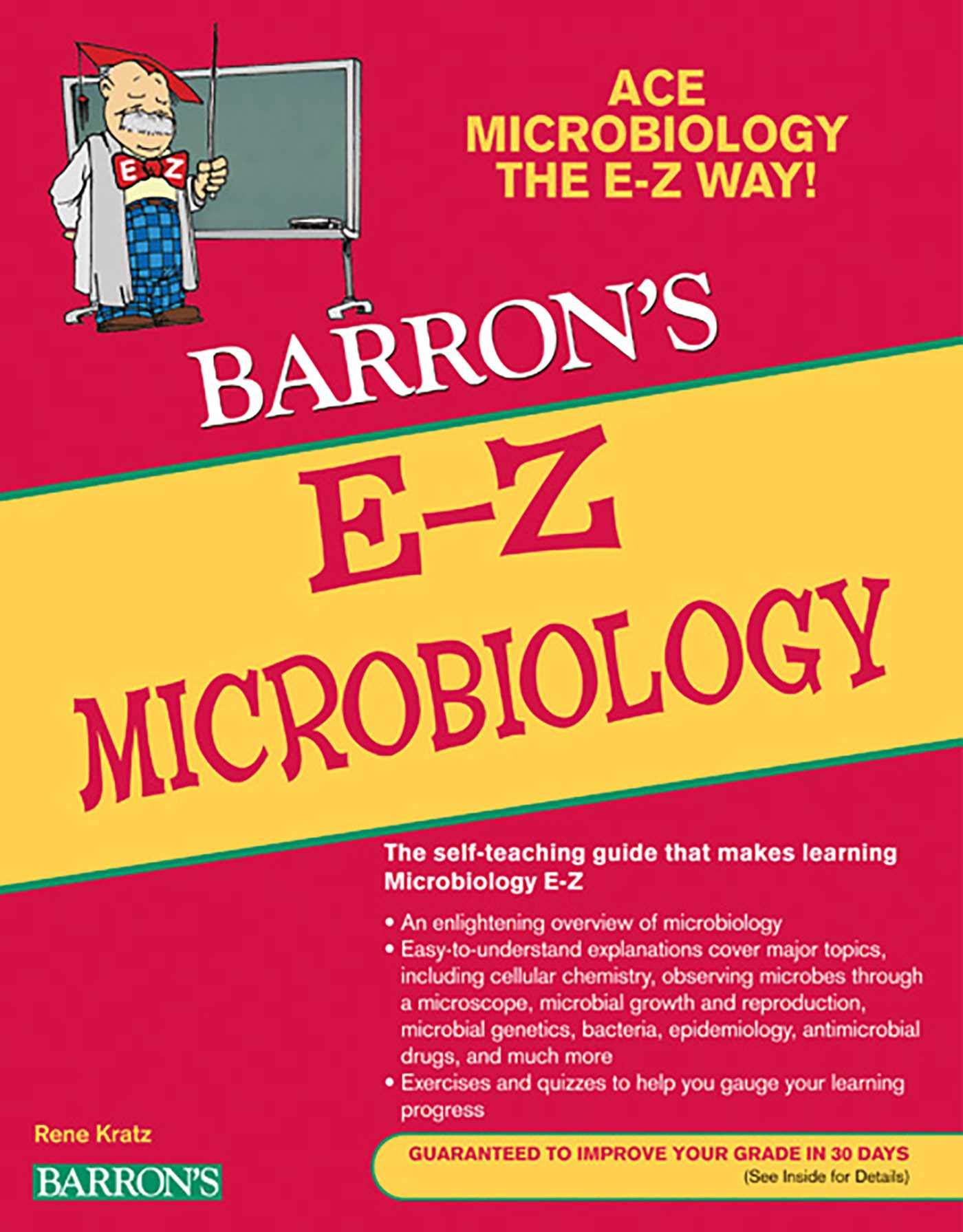 Book Cover E-Z Microbiology (Barron's E-Z Series)