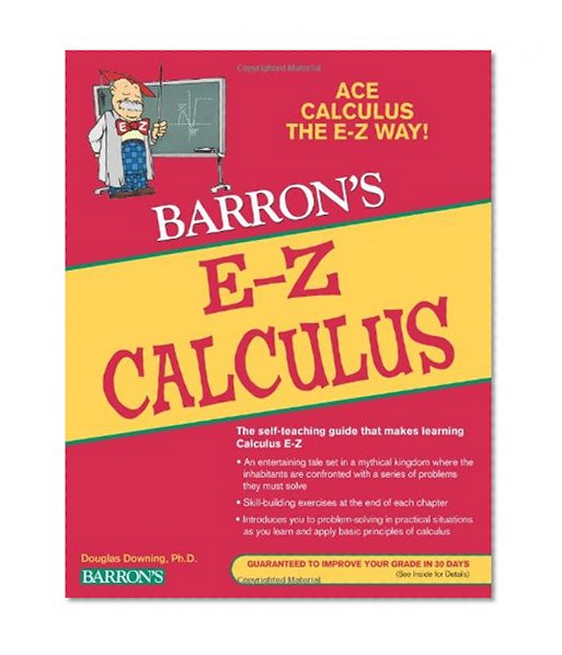 Book Cover E-Z Calculus (Barron's E-Z Series)