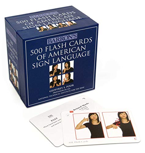 Book Cover 500 Flash Cards of American Sign Language