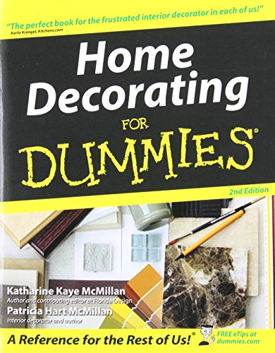 Book Cover Home Decorating For Dummies