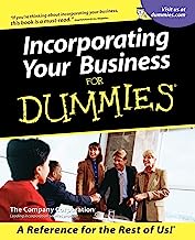 Book Cover Incorporating Your Business For Dummies