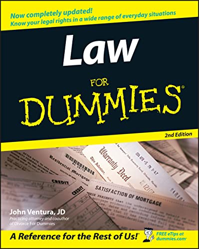 Book Cover Law For Dummies
