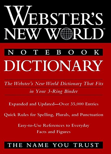 Book Cover Webster's New World Notebook Dictionary