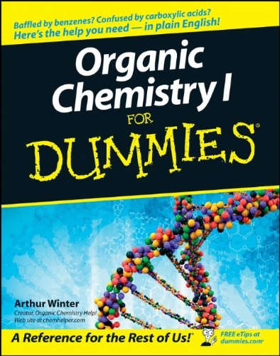 Book Cover Organic Chemistry I For Dummies