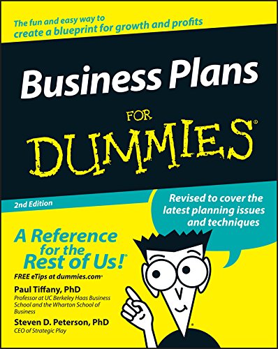 Book Cover Business Plans For Dummies