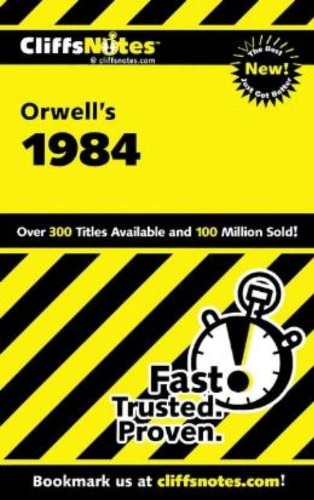 Book Cover On Orwell's 1984 (Cliffs Notes)