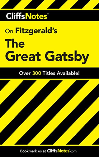 Book Cover CliffsNotes on Fitzgerald's The Great Gatsby (CLIFFSNOTES LITERATURE)