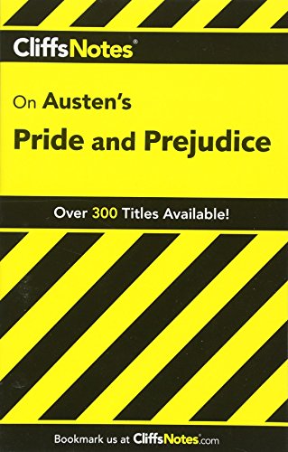 Book Cover CliffsNotes on Austen's Pride and Prejudice (Cliffsnotes Literature Guides)